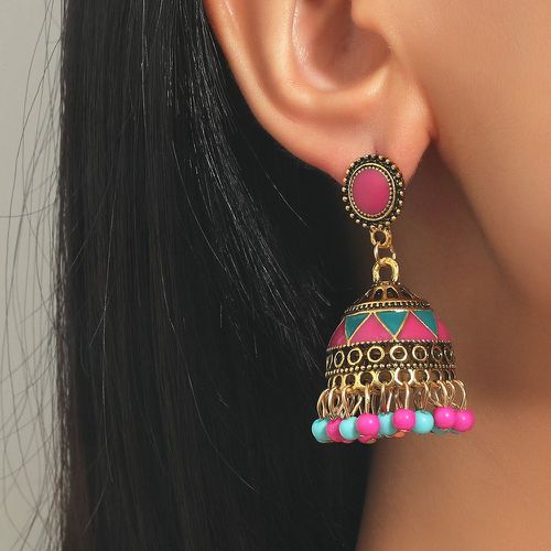 Boucles d'oreilles Jhumka perlées - SHEIN - Modalova