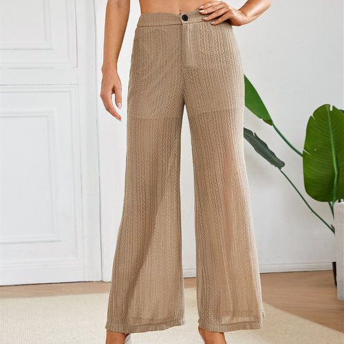 Pantalon ample taille haute - SHEIN - Modalova