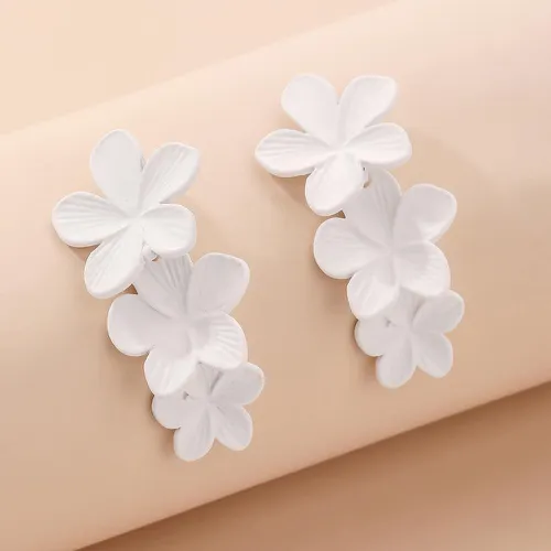 Boucles d'oreilles à fleurs - SHEIN - Modalova