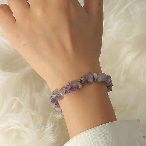 Bracelet perlé à pierre - SHEIN - Modalova