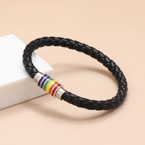 Homme Bracelet LGBT tressé - SHEIN - Modalova