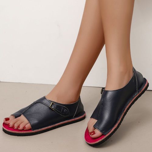 Sandales avec entre-doigt minimaliste plat - SHEIN - Modalova