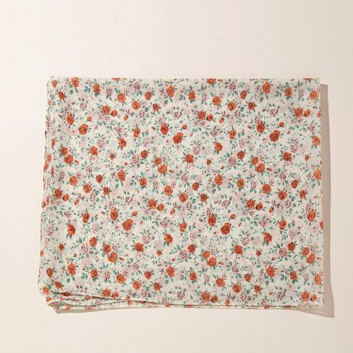 Foulard à imprimé fleur - SHEIN - Modalova