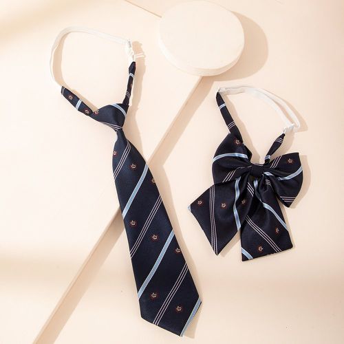 Pièce Fausse cravate avec nœud & 1 pièce Fausse cravate - SHEIN - Modalova
