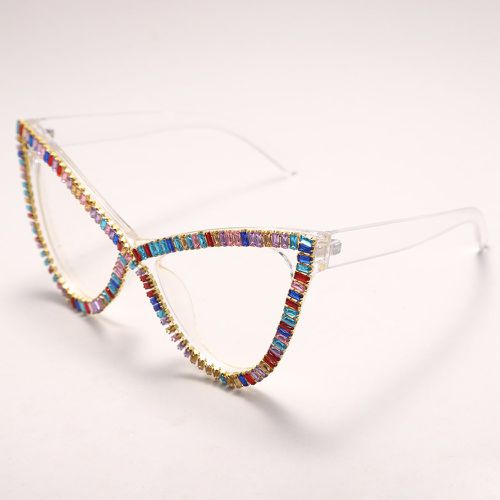 Lunettes avec strass chat œil - SHEIN - Modalova