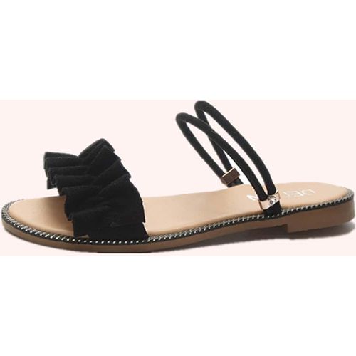 Sandales plates minimaliste avec plis - SHEIN - Modalova