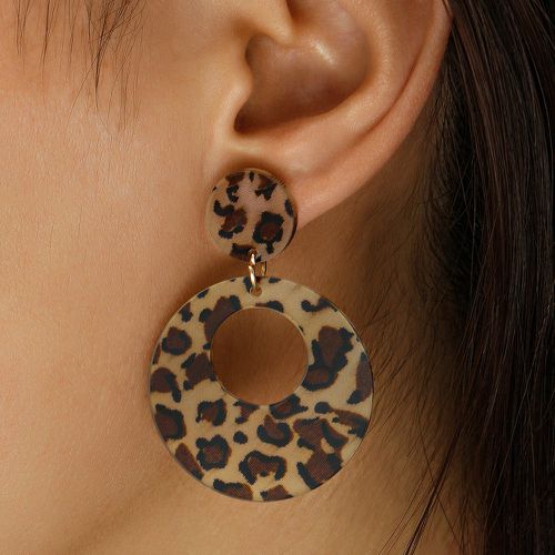Pendants d'oreilles acrylique rond - SHEIN - Modalova