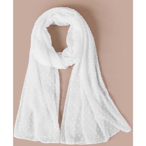 Foulard unicolore en mousseline - SHEIN - Modalova