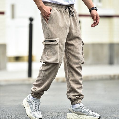 Pantalons Cordon Poche Style de rue - SHEIN - Modalova