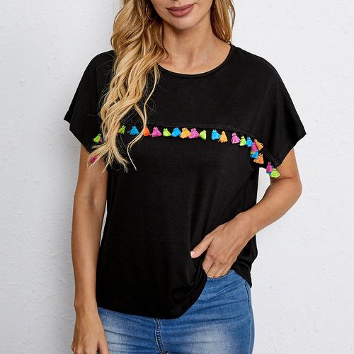 T-shirt à franges - SHEIN - Modalova