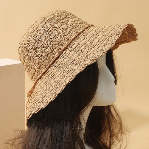 Chapeau en paille minimaliste - SHEIN - Modalova