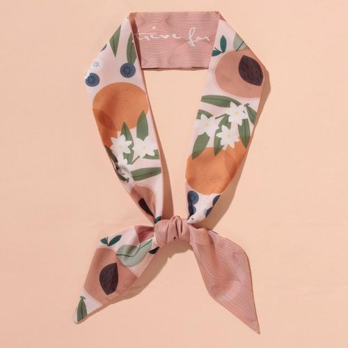 Foulard à imprimé floral - SHEIN - Modalova