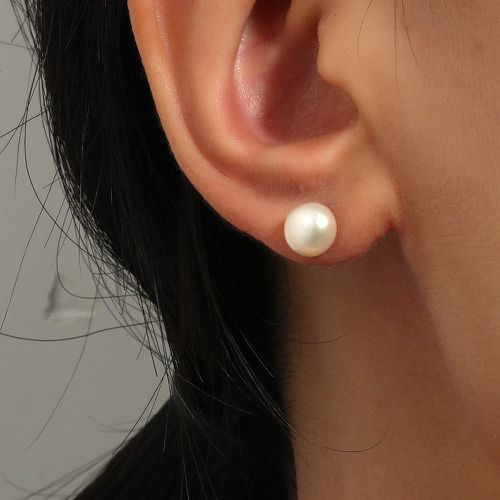 Clous d'oreilles avec perle - SHEIN - Modalova