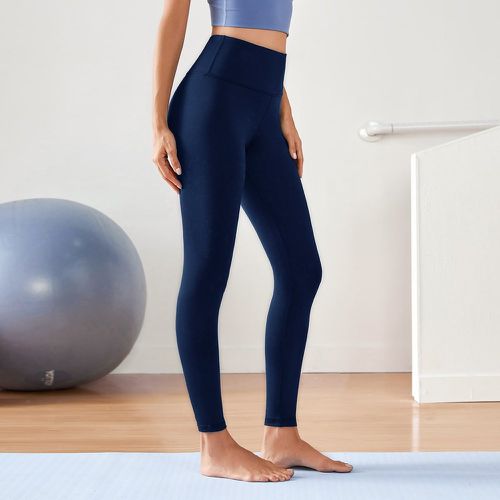 Legging de sport unicolore - SHEIN - Modalova