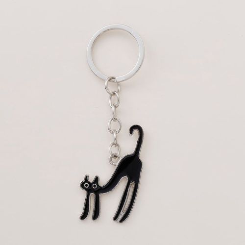 Porte-clés à pendentif chat dessin animé - SHEIN - Modalova