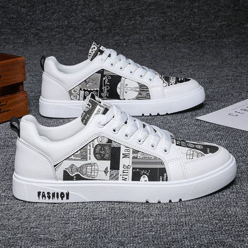 Homme Chaussures skateboard lettre - SHEIN - Modalova