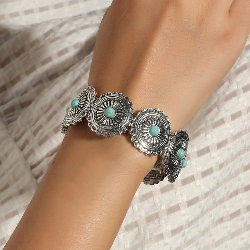 Bracelet texturé métallique - SHEIN - Modalova