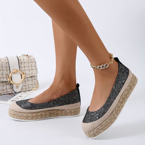 Espadrilles plates brillantes - SHEIN - Modalova