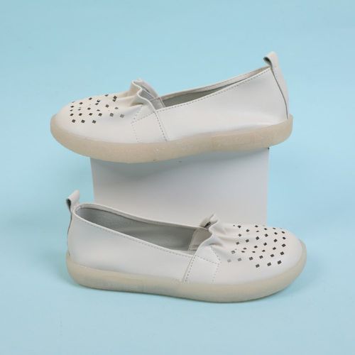 Chaussures plates creuses design ruché - SHEIN - Modalova