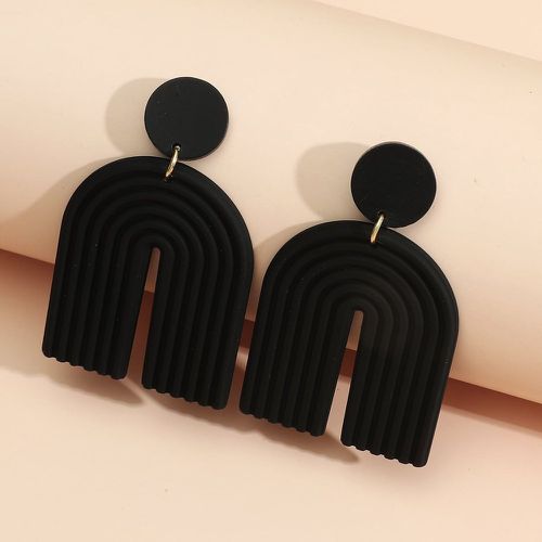 Pendants d'oreilles géométriques acryliques - SHEIN - Modalova