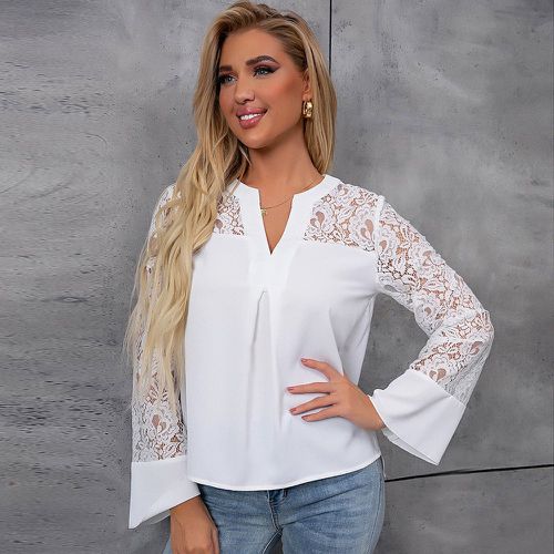 Blouse en dentelle - SHEIN - Modalova