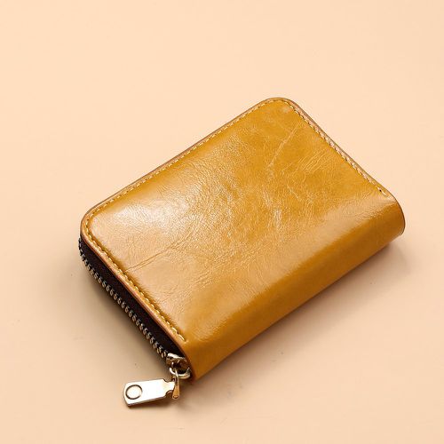 Petit portefeuille minimaliste zippé - SHEIN - Modalova