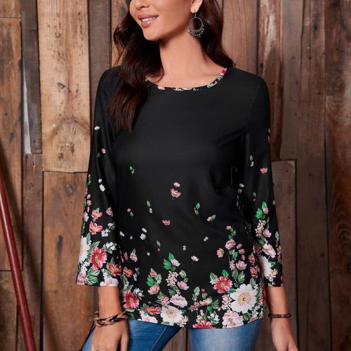 Blouse à imprimé floral - SHEIN - Modalova