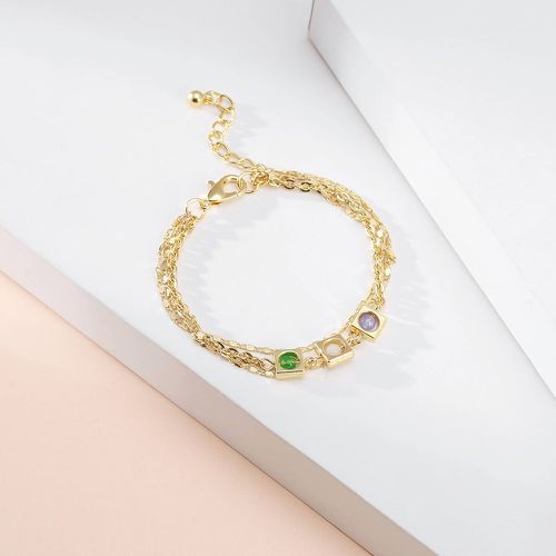 Bracelet avec perle colorée - SHEIN - Modalova