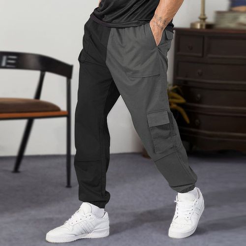 Homme Pantalon cargo bicolore poche - SHEIN - Modalova