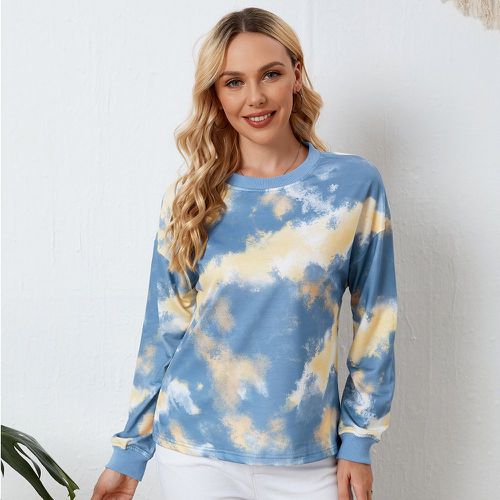 Sweat-shirt tie dye - SHEIN - Modalova