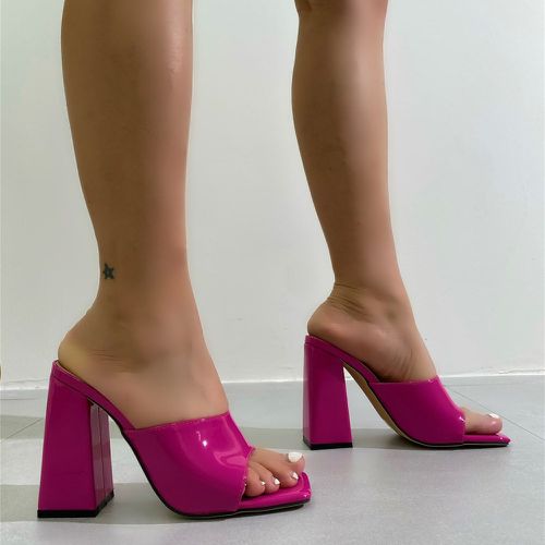 Sandales à entre-doigt minimaliste à talons épais - SHEIN - Modalova