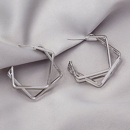 Boucles d'oreilles à design de géométrique - SHEIN - Modalova