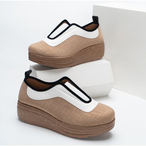Chaussures plate-forme à liseré contrastant - SHEIN - Modalova