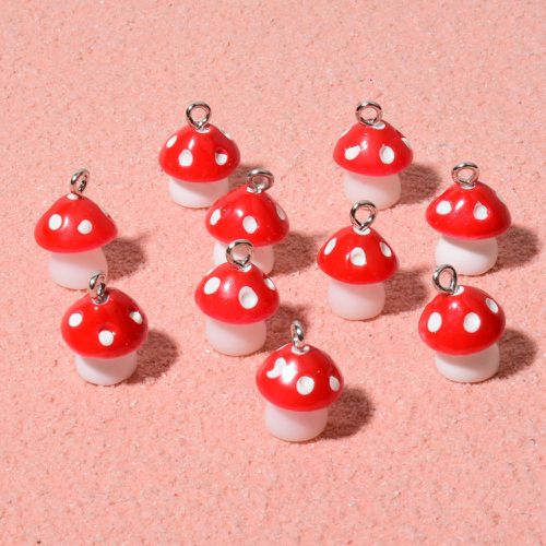 Pièces Pendentif à design de champignon - SHEIN - Modalova