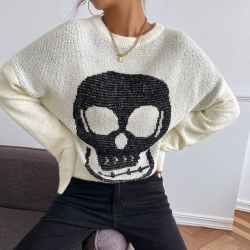 Pull à motif squelette - SHEIN - Modalova