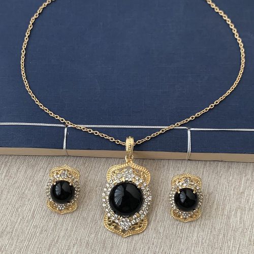 Pièces Set de bijoux à strass - SHEIN - Modalova
