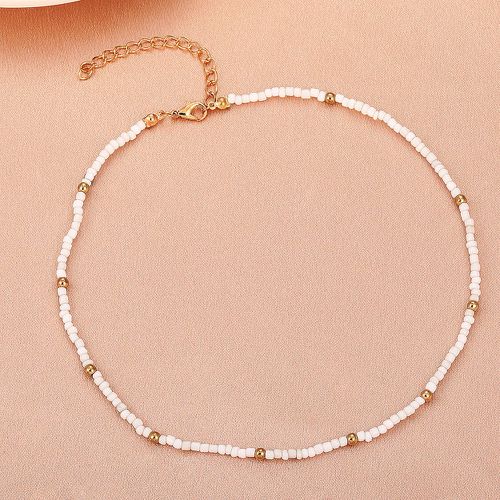 Collier avec perles en acrylique - SHEIN - Modalova