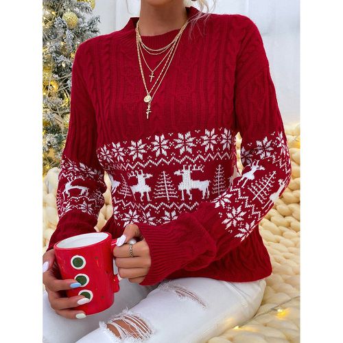 Pull Noël motif - SHEIN - Modalova