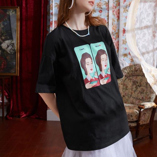 T-shirtss Casual Portrait - SHEIN - Modalova