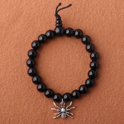 Bracelet perlé à breloque halloween araignée - SHEIN - Modalova