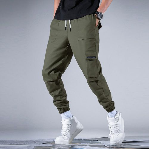 Homme Pantalon cargo à cordon - SHEIN - Modalova