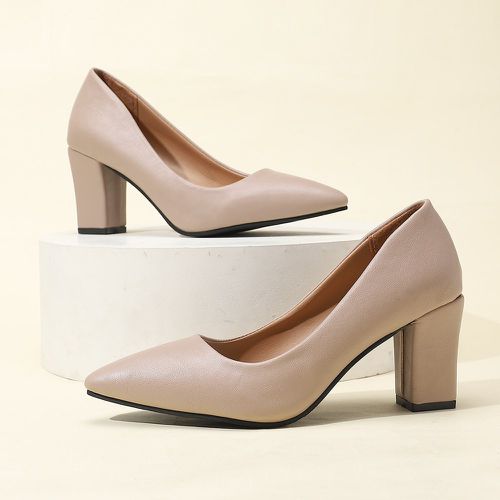Chaussures à talons épais minimaliste - SHEIN - Modalova