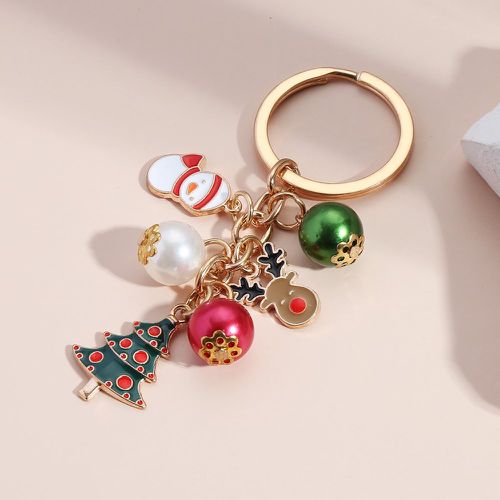Porte-clés arbre de Noël & cerf breloque - SHEIN - Modalova