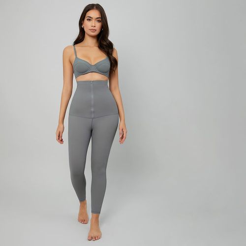 Pantalon corset zippé taille haute - SHEIN - Modalova