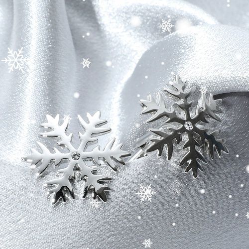 Boutons de manchette Noël flocon de neige - SHEIN - Modalova