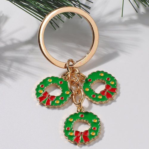 Porte-clés à breloque couronne Noël - SHEIN - Modalova