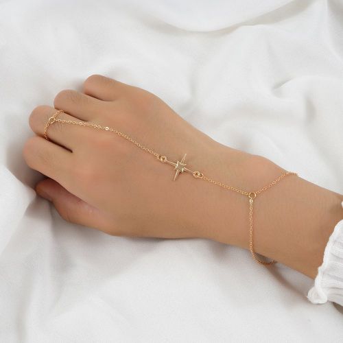 Bracelet à anneau doigts avec étoile - SHEIN - Modalova
