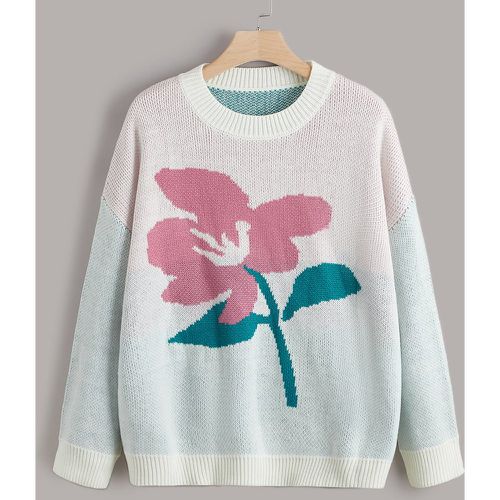 Pull fleuri - SHEIN - Modalova