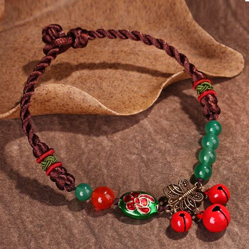 Bracelet de cheville papillon à perles - SHEIN - Modalova