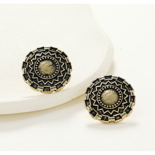 Boucles d'oreilles vintage rond - SHEIN - Modalova